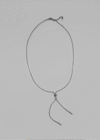 Marodi Silver Ball Drop Necklace