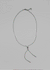 Marodi Silver Ball Drop Necklace