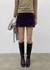 Picut lace mini skirt pants