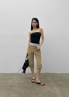 [MADE] Puven Semi Bootcut Capri Pants