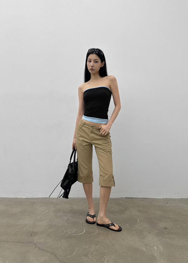 [MADE] Puven Semi Bootcut Capri Pants
