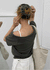 Lehens Stripe Scrunchie
