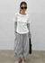 Meld Stripe Layered Long Sleeve Tee