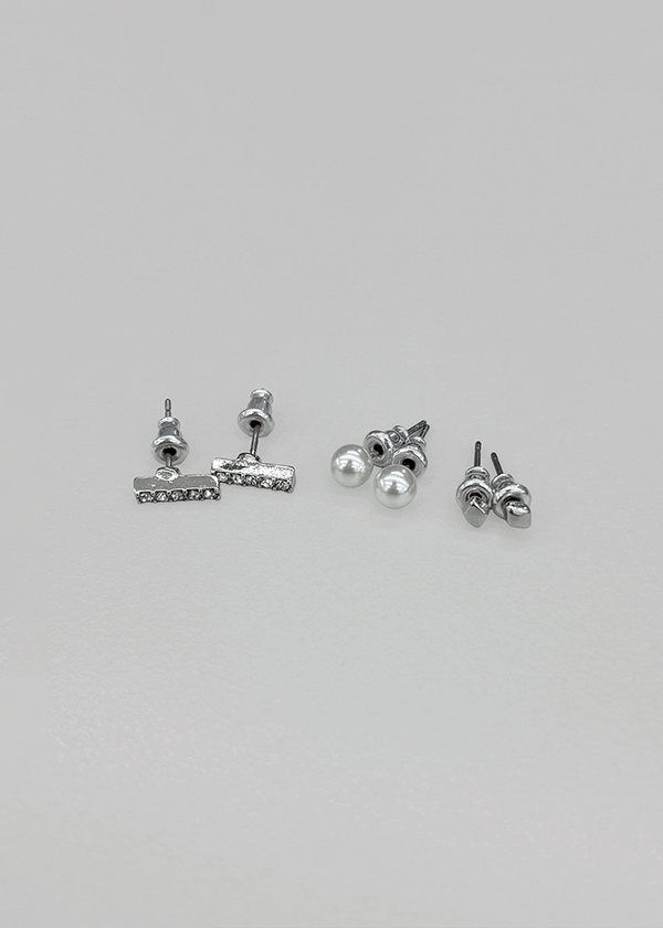 Timp 7-Set Silver Earrings