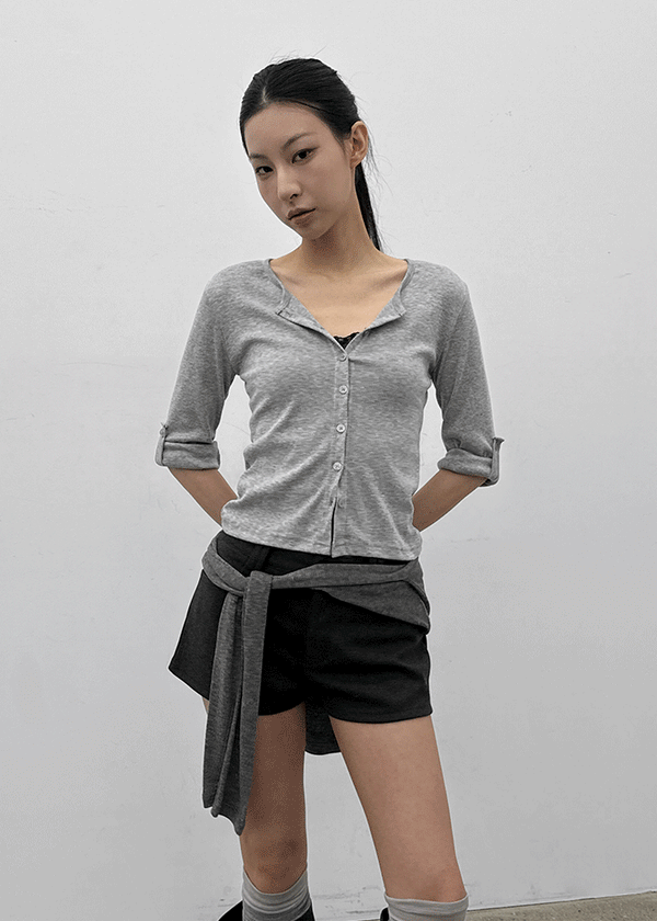Defy Roll-up 3/4 Sleeve Cardigan