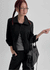 Puda Round Collar 7/8 Length Cotton Jacket
