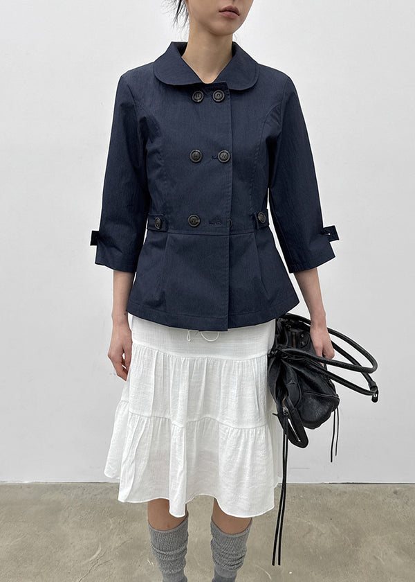 Katoang 3/4 Sleeve Button Double Jacket