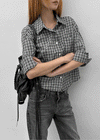 Unveil Check 3/4 Sleeve Shirt
