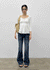 Licia V-neck Lace 3/4 Sleeve T-shirt