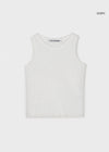 [B-BASIC] Round Neck Ribbed Sleeveless Long Ver.