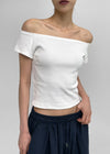 [MADE] Pilot 2-Way Off-Shoulder Short Sleeve Tee