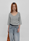 Rotols V-neck Sleeveless T-shirt