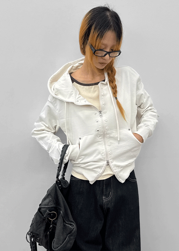 Dez Button Hoodie