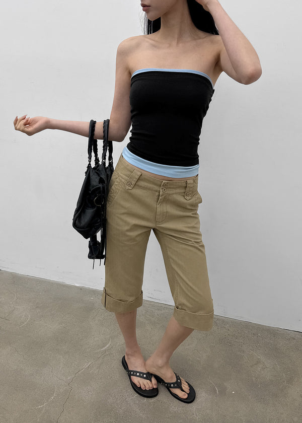 [MADE] Puven Semi Bootcut Capri Pants