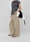 [MADE] Rolly Back-Pocket Summer Wide Cotton Pants