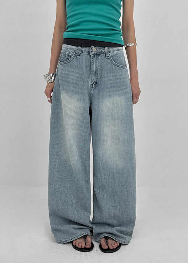 Holbwin Summer Wide Denim Pants