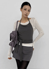 Spl Strap Halter Sleeveless