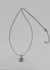 Tingfer Silver Drop Pendant Necklace