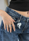 Rikahi Bold Heart Keyring