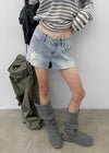 Tender Damage Denim Shorts
