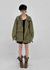 Tark Vintage Washed High-neck Field Jacket