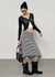 Ssohkeng Sheer Frill Crop Cardigan