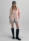 Untut Cutting Banding Shorts