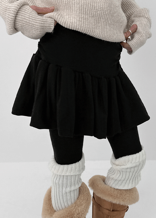 Pomkin Shirring Frill Banding Miniskirt