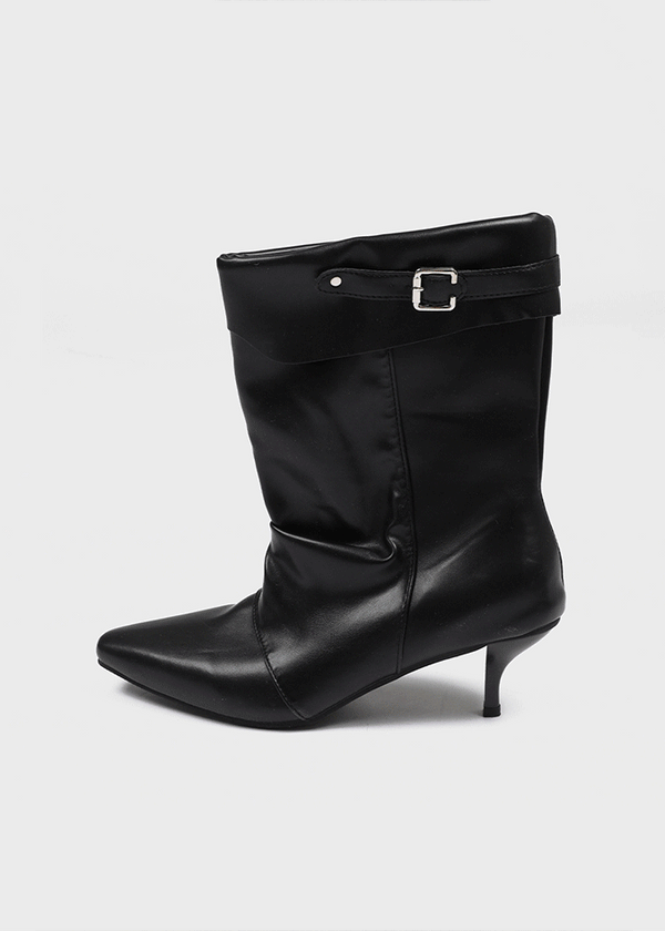 Muir stiletto heel mid-calf boots