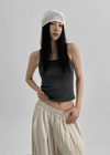 Slinky Ribbed Layered Sleeveless Top
