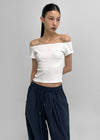 [MADE] Pilot 2-Way Off-Shoulder Short Sleeve Tee
