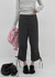 Zargon Shirred Strap Capri Pants