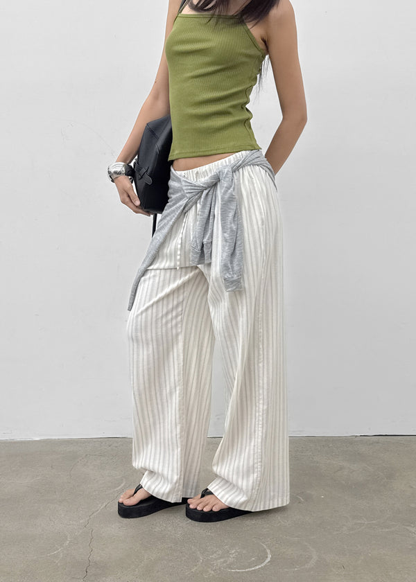 [MADE] Polpin Stripe Banding Pants