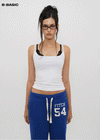 [B-BASIC] Tension Cotton Strap Basic Sleeveless Top (2 SIZE)