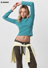 [B-BASIC] Tension Standard Boat Neck Long Sleeve Tee (3 SIZE)