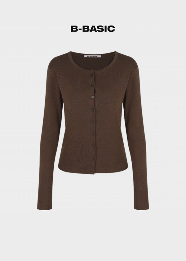 [B-BASIC] Standard Round Cardigan (2size)