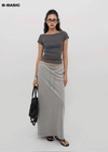 [B-BASIC] Standard Banded Long Skirt (2 SIZE)