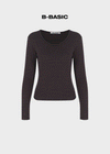 [B-BASIC] Standard Stripe Long Sleeve T-shirt (2size)