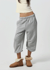 [B-BASIC] Soft Sweat Bermuda Elastic Pants