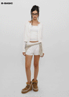 [B-BASIC] Punching Cardigan (2 Sizes)