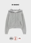 [B-BASIC] Fleece Sweat Hooded Zip-Up