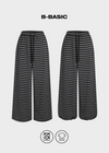 [B-BASIC] Stripe Banding Pants