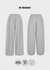 [B-BASIC] Double Cotton Rivet One-tuck Two-way Pants