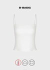 [B-BASIC] Basic Fleece Tube Top Sleeveless (Built-in Cap)