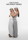[B-BASIC] Mid-Sweat Folding Two-Way Pants