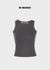 [B-BASIC] Round Neck Ribbed Sleeveless Long Ver.