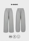 [B-BASIC] Heavy Sweat Wide Two-Way Pants