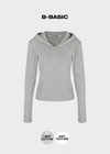 [B-BASIC] Light Standard Hood Long Sleeve T-shirt