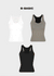 [B-BASIC] Basic Cotton Span Mango Halter Neck Sleeveless (Built-in Cap)
