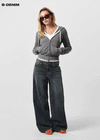 [B-DENIM] DARK BLUE WIDE 059
